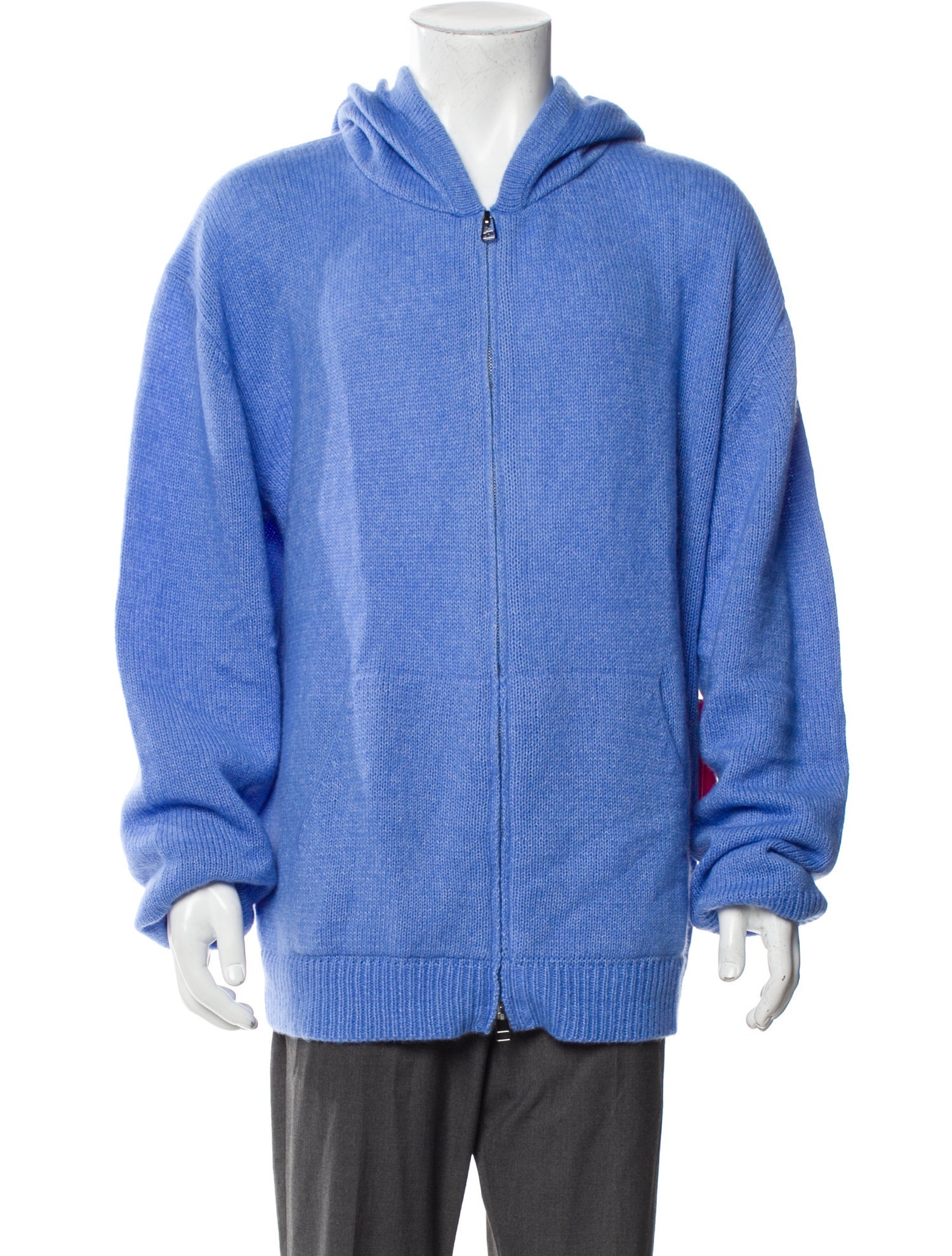 The Elder Statesman Cashmere Mock Neck Cardigan