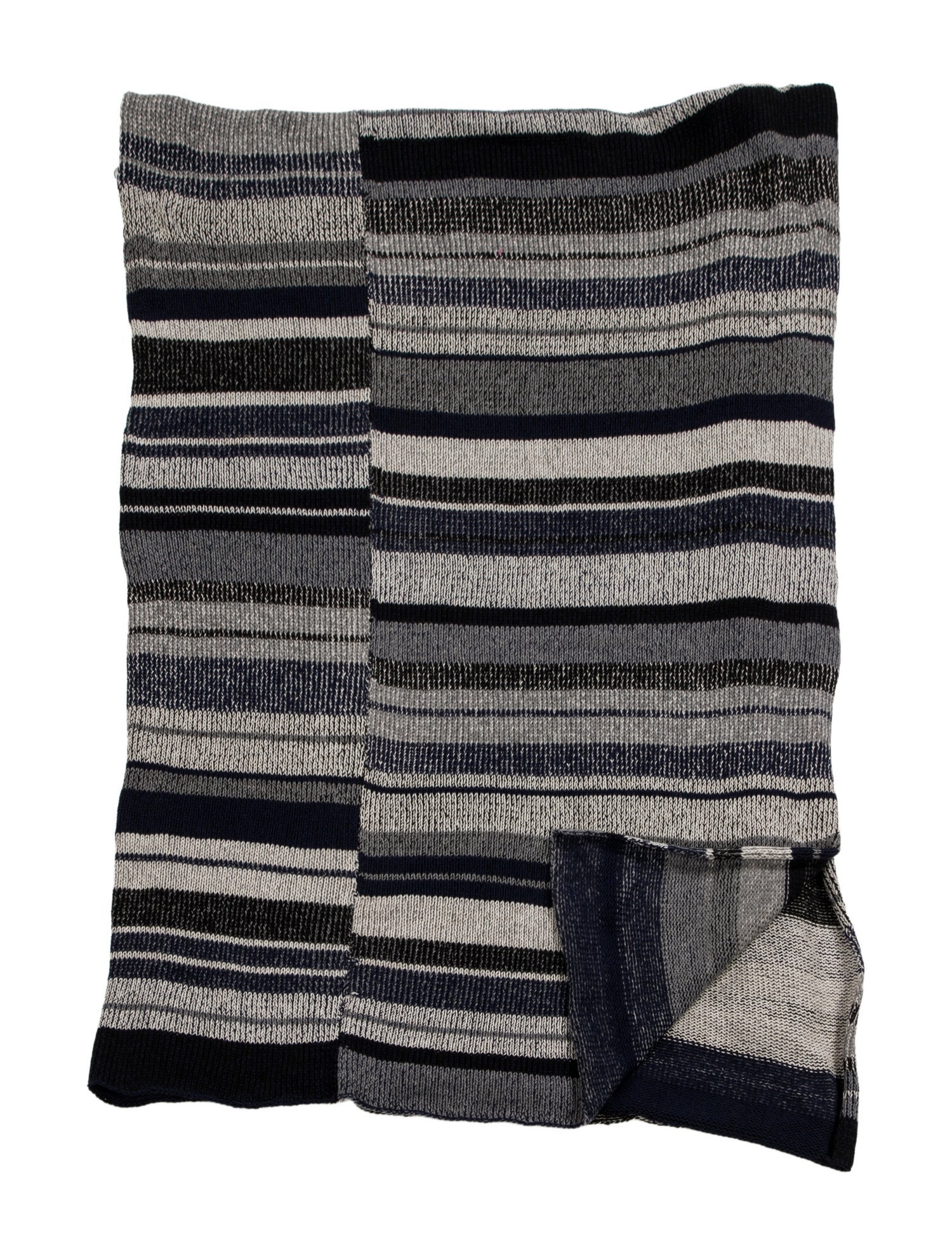 The Elder Statesman Stripe Patterned Throw Blanket