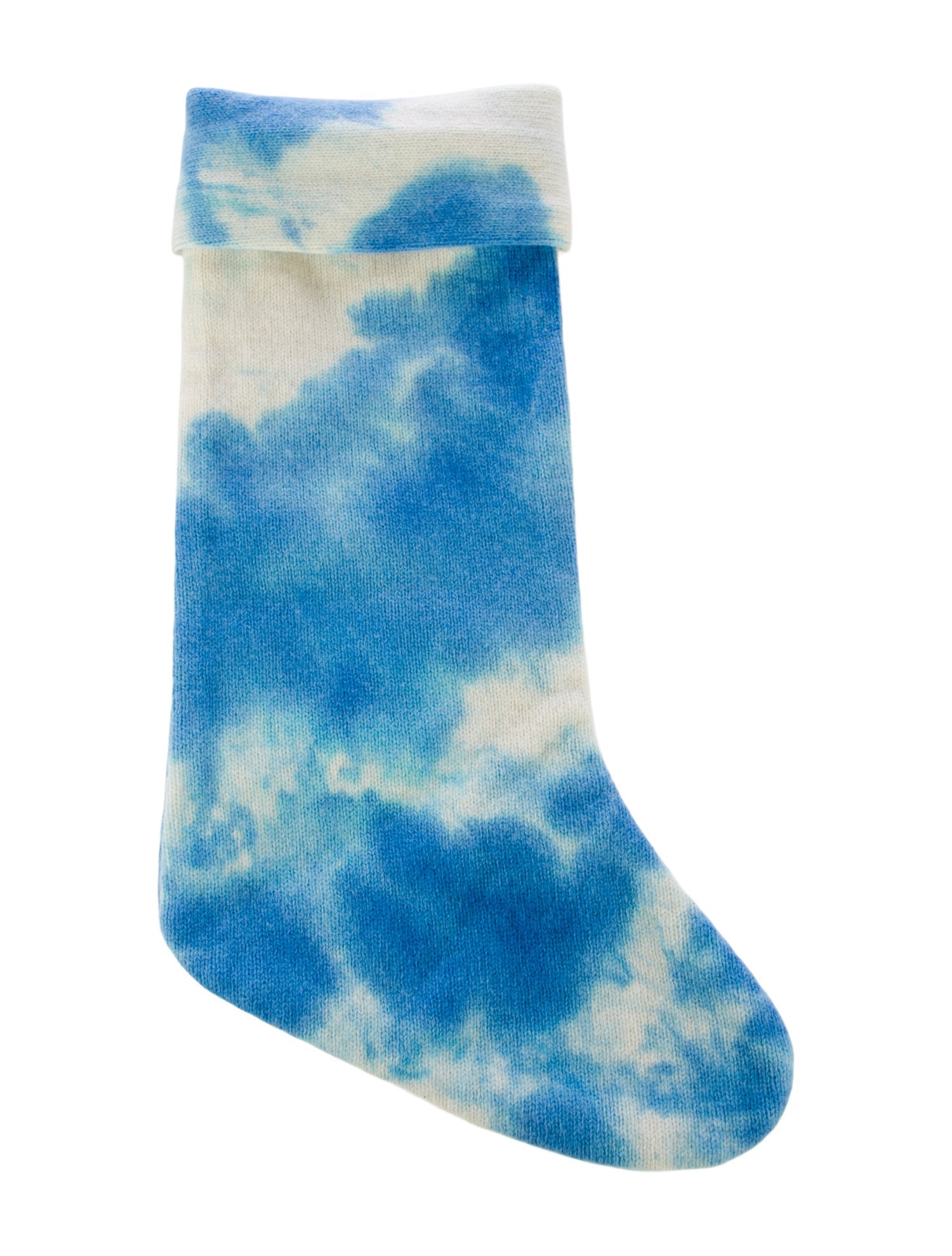 The Elder Statesman Tie-Dye Cashmere Holiday Stocking