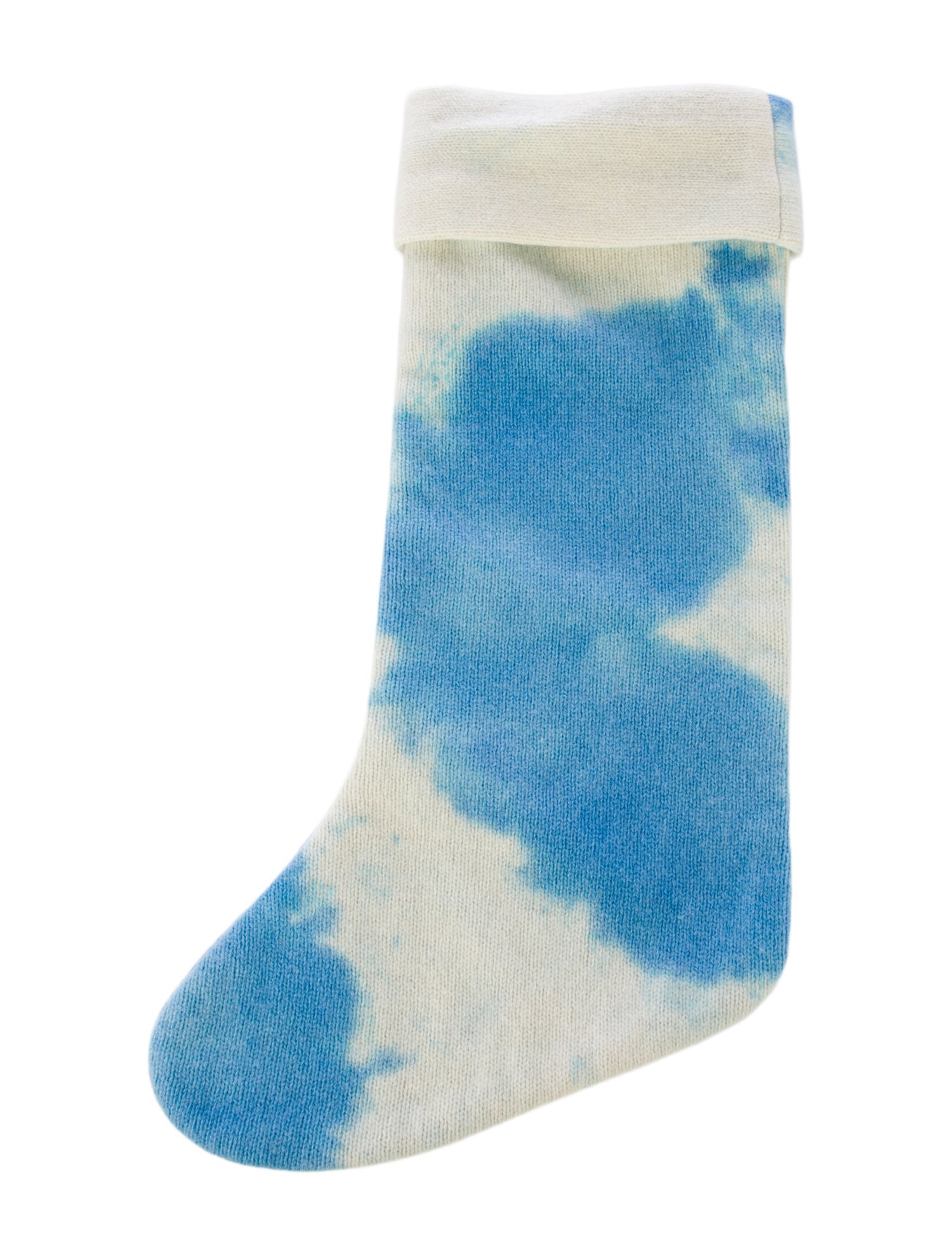 The Elder Statesman Tie-Dye Cashmere Holiday Stocking