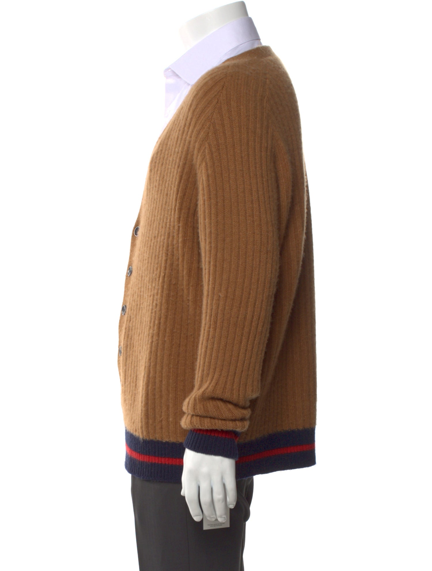 The Elder Statesman Cashmere Striped Cardigan