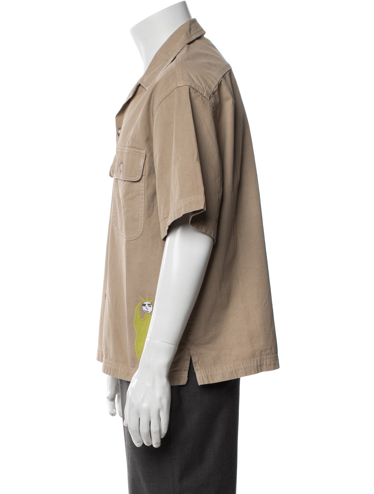 The Elder Statesman Graphic Print Short Sleeve Shirt w/ Tags