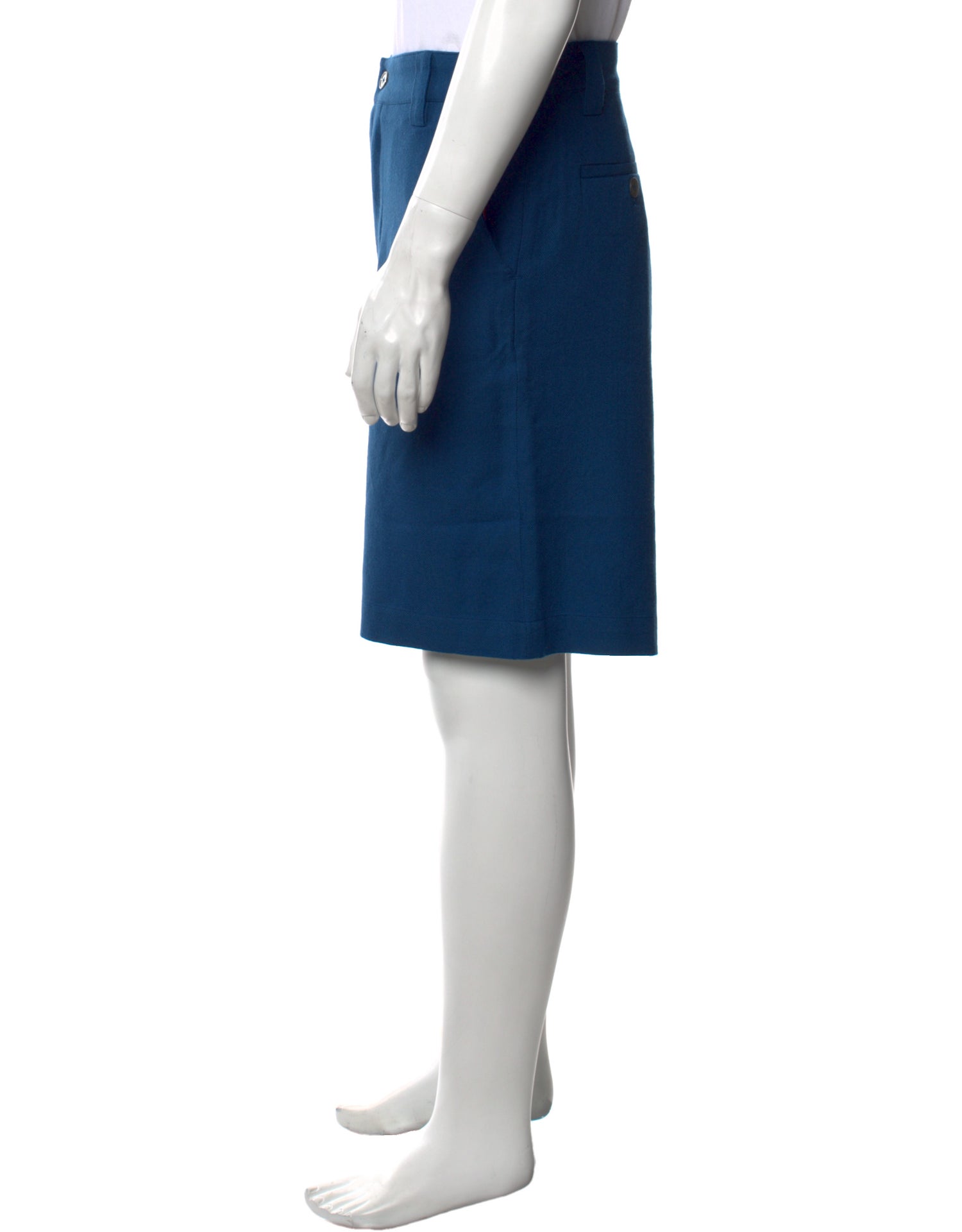 The Elder Statesman Wool Flat Front Shorts w/ Tags