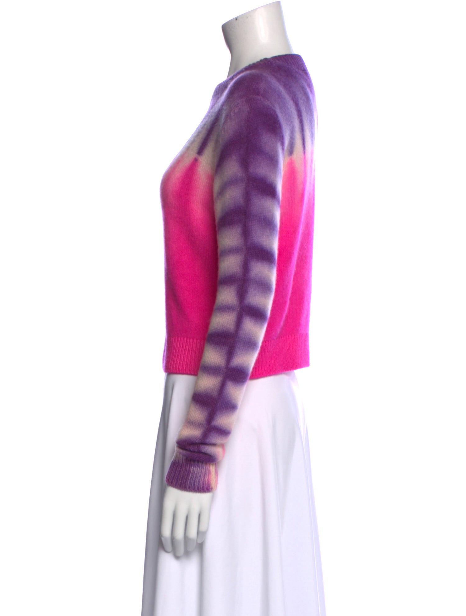 The Elder Statesman Cashmere Tie-Dye Print Sweater
