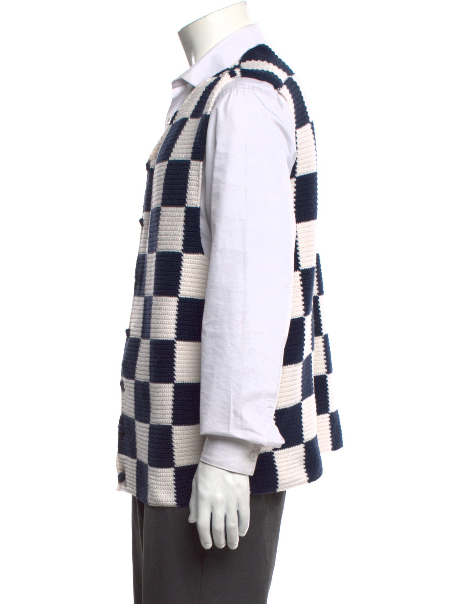The Elder Statesman Plaid Print V-Neck Cardigan