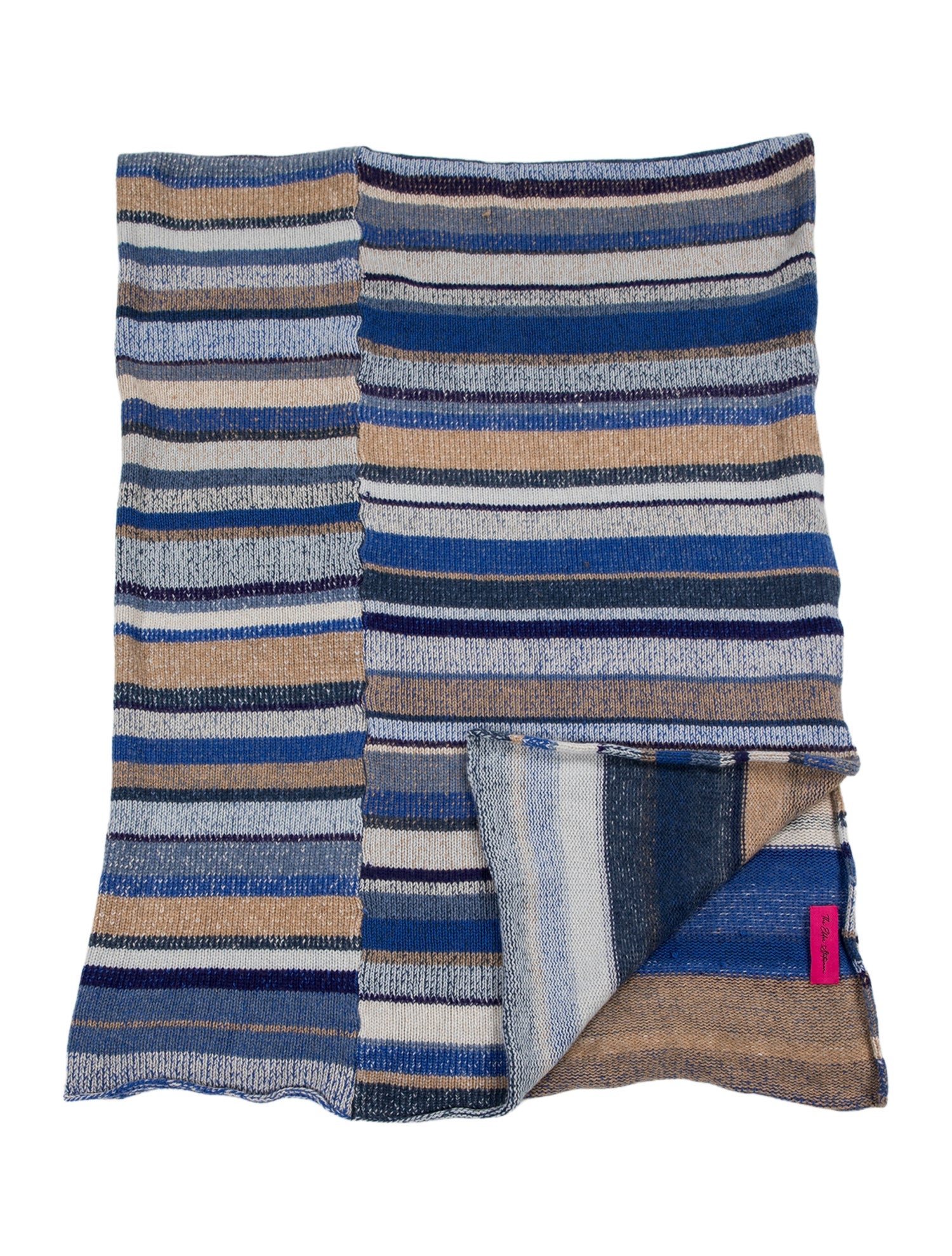 The Elder Statesman Cashmere Stripe Super Soft Blanket