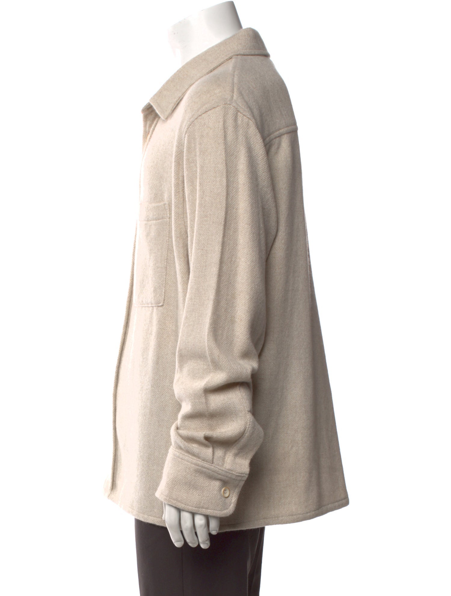 The Elder Statesman Cashmere Collar Pullover