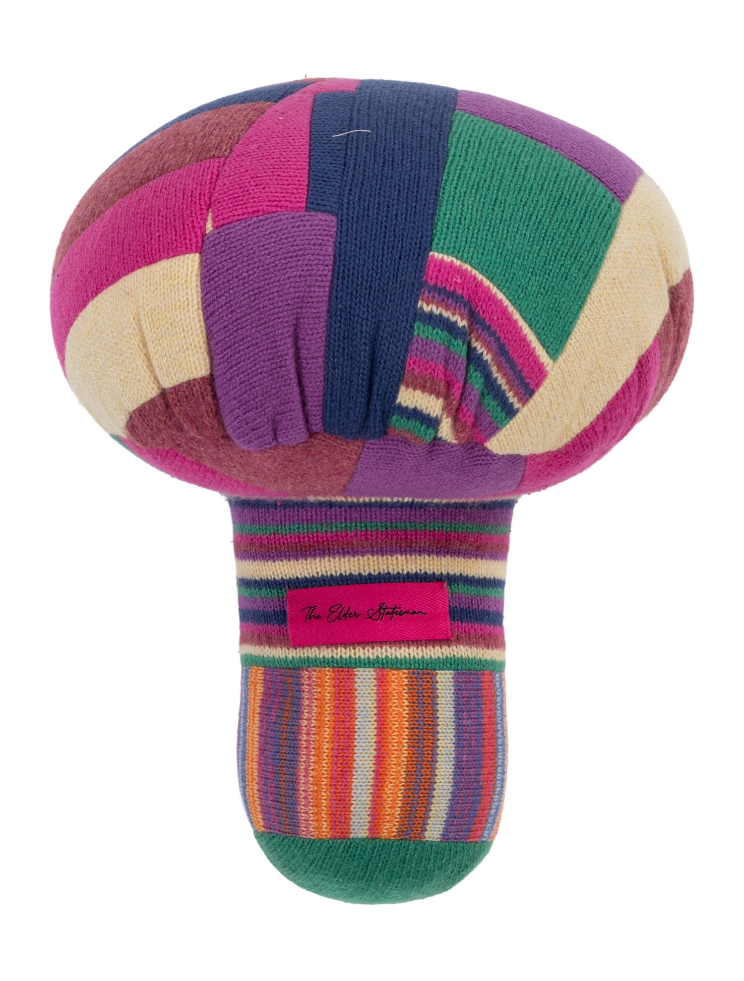 The Elder Statesman Cashmere Mushroom Pillow