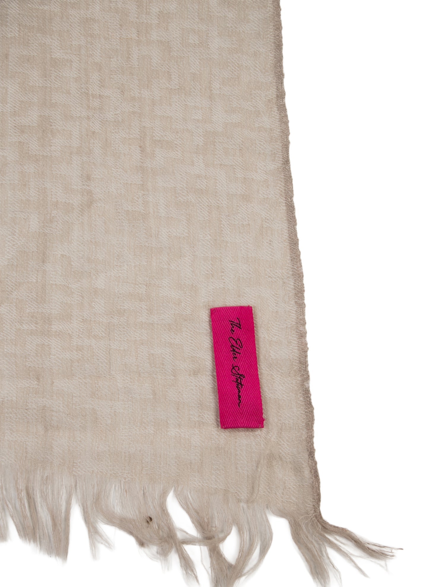 The Elder Statesman Patterned Woven Blanket