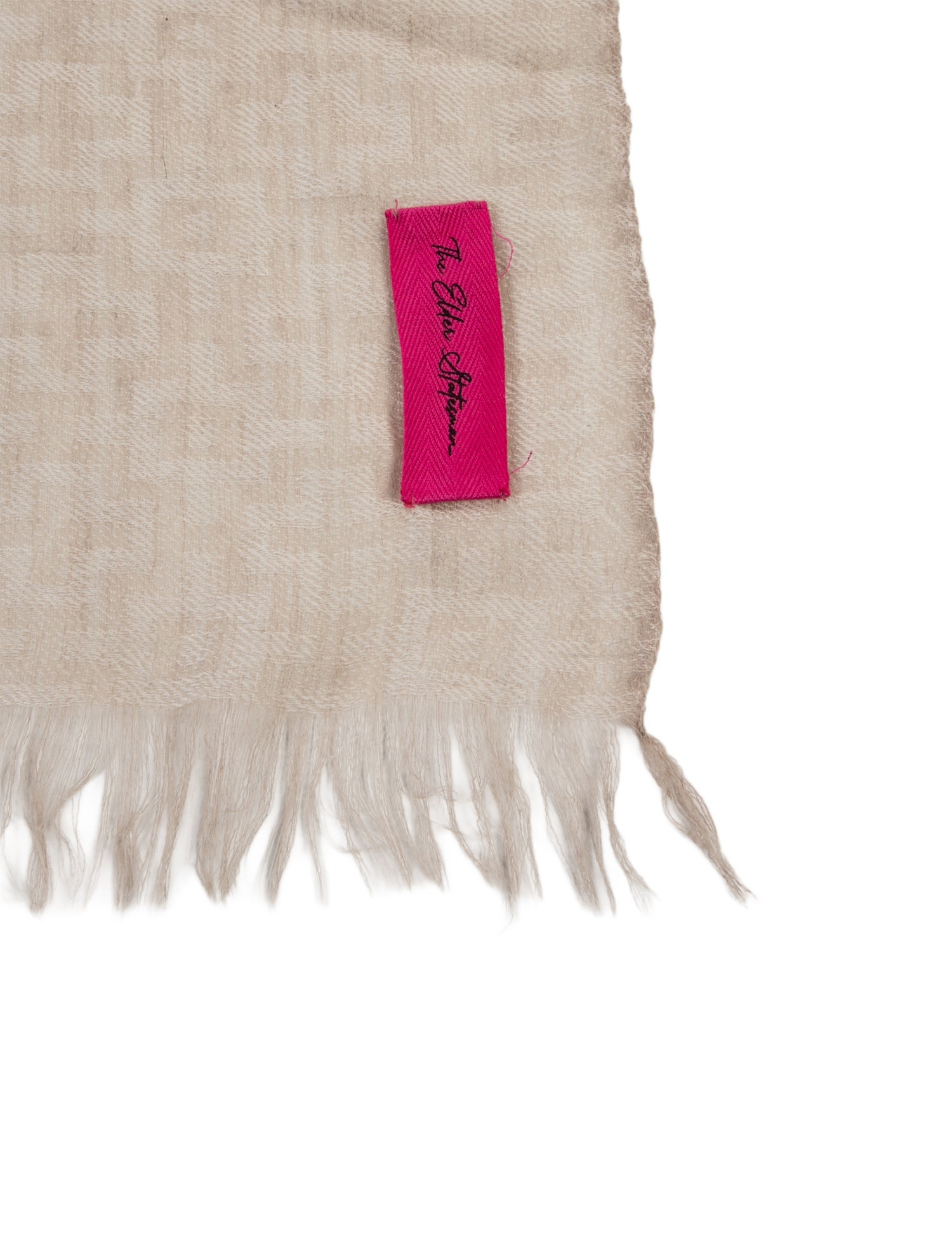 The Elder Statesman Patterned Woven Blanket