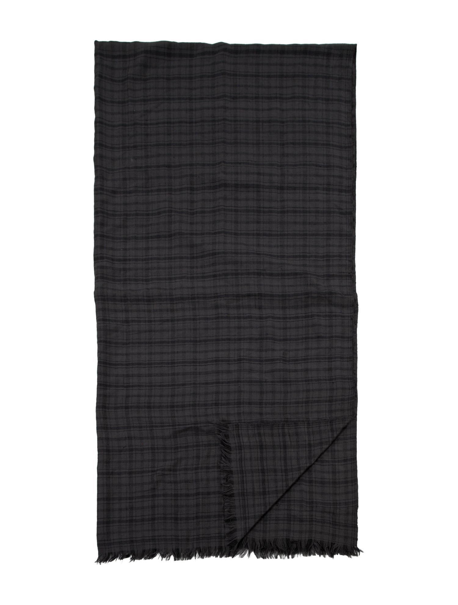 The Elder Statesman Woven Plaid Blanket