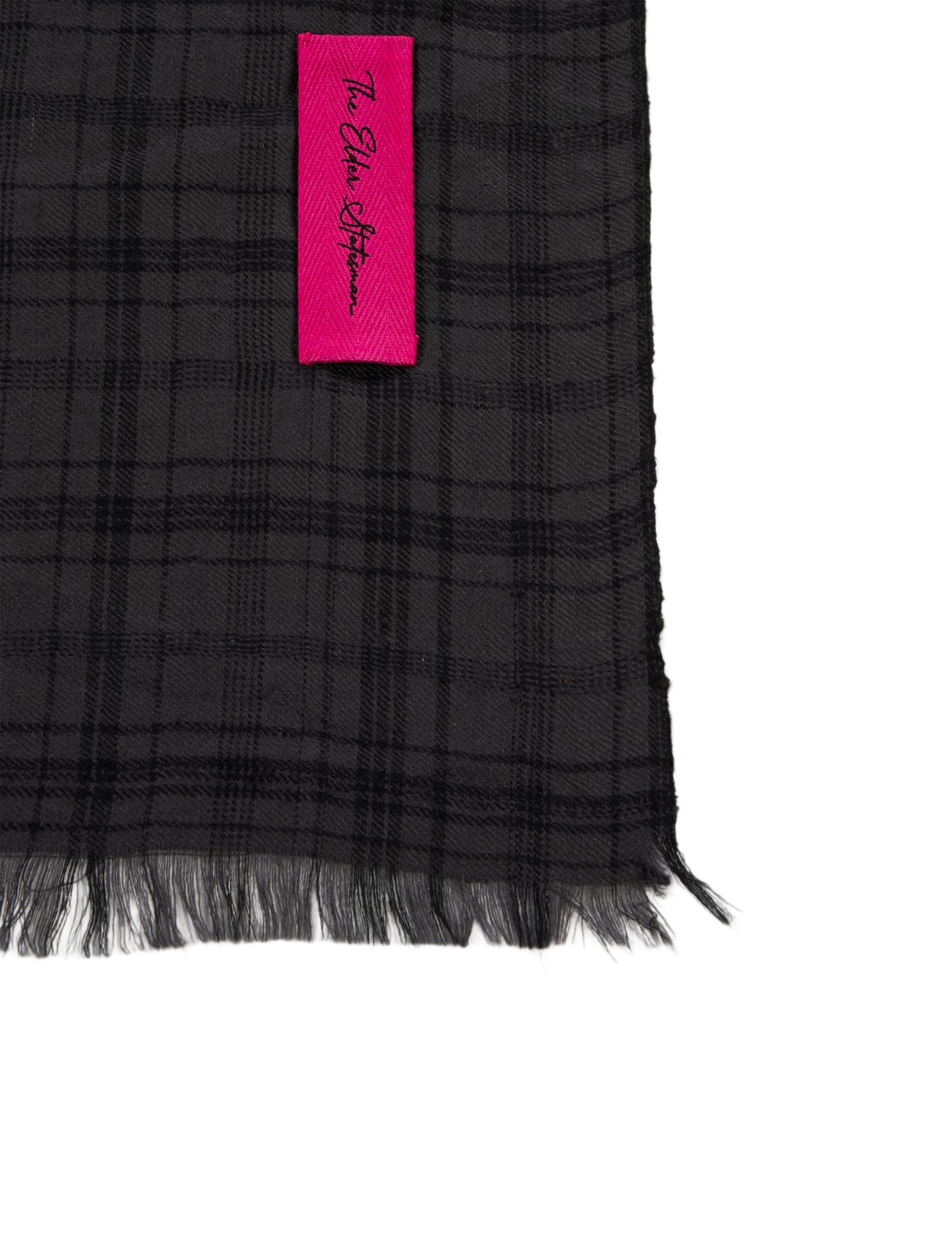 The Elder Statesman Woven Plaid Blanket