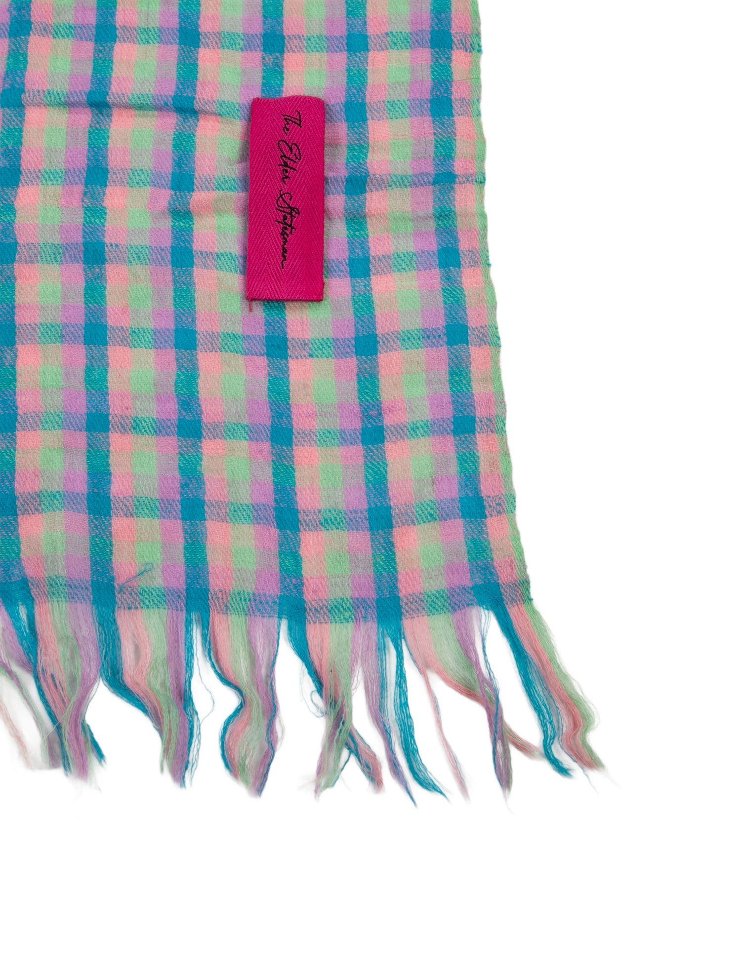 The Elder Statesman Woven Gingham Blanket