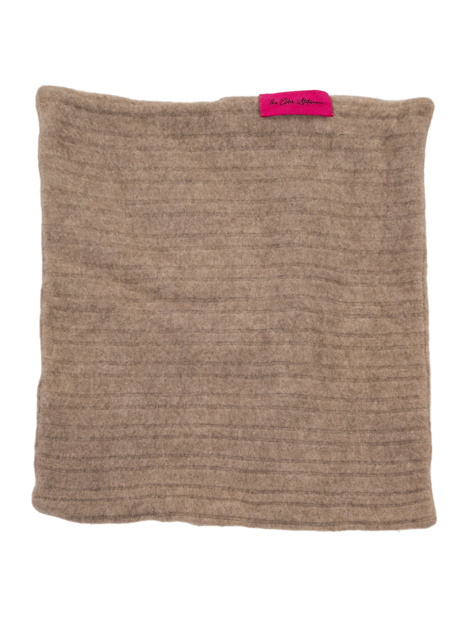 The Elder Statesman Rib Knit Pillow Sham