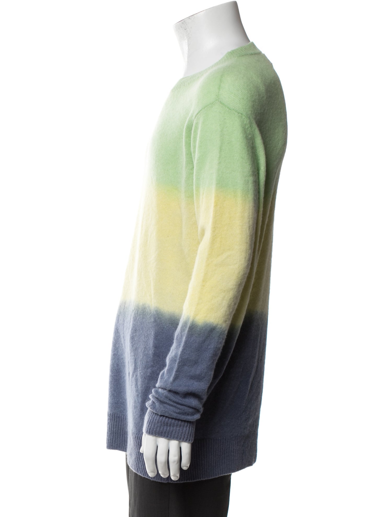 The Elder Statesman Cashmere Tie-Dye Print Pullover