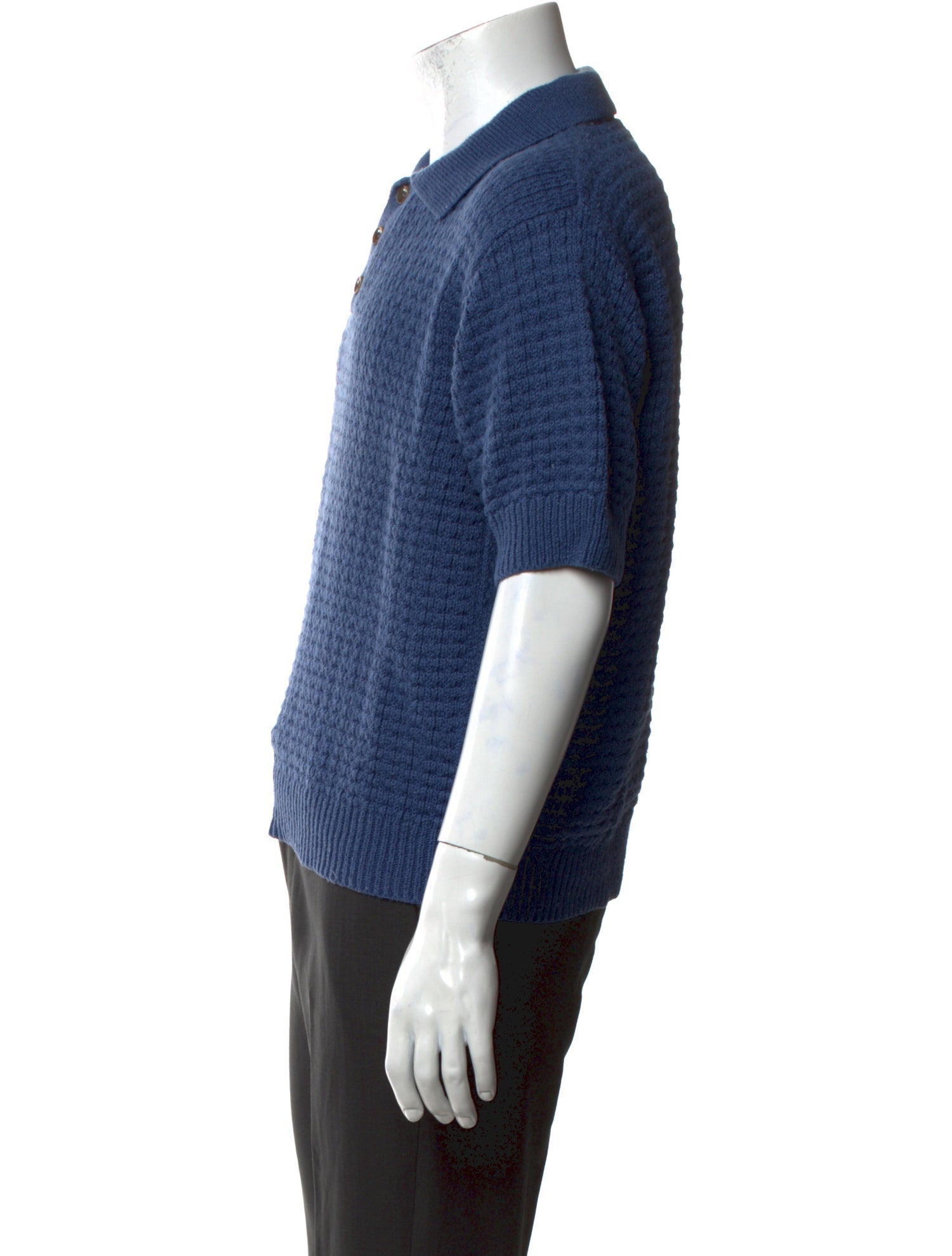 The Elder Statesman Collar Short Sleeve Polo Shirt