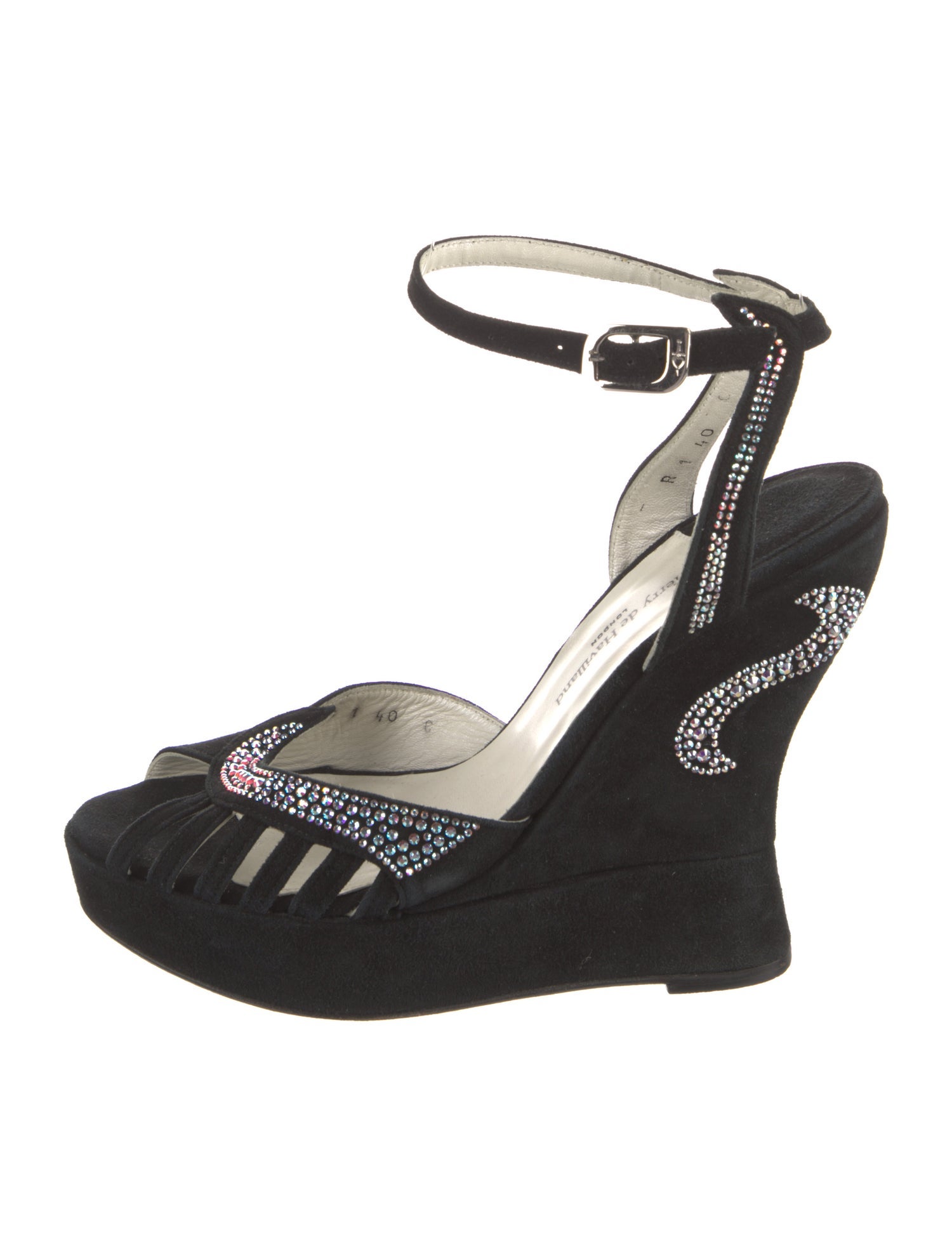 Terry De Havilland Vintage Suede Sandals