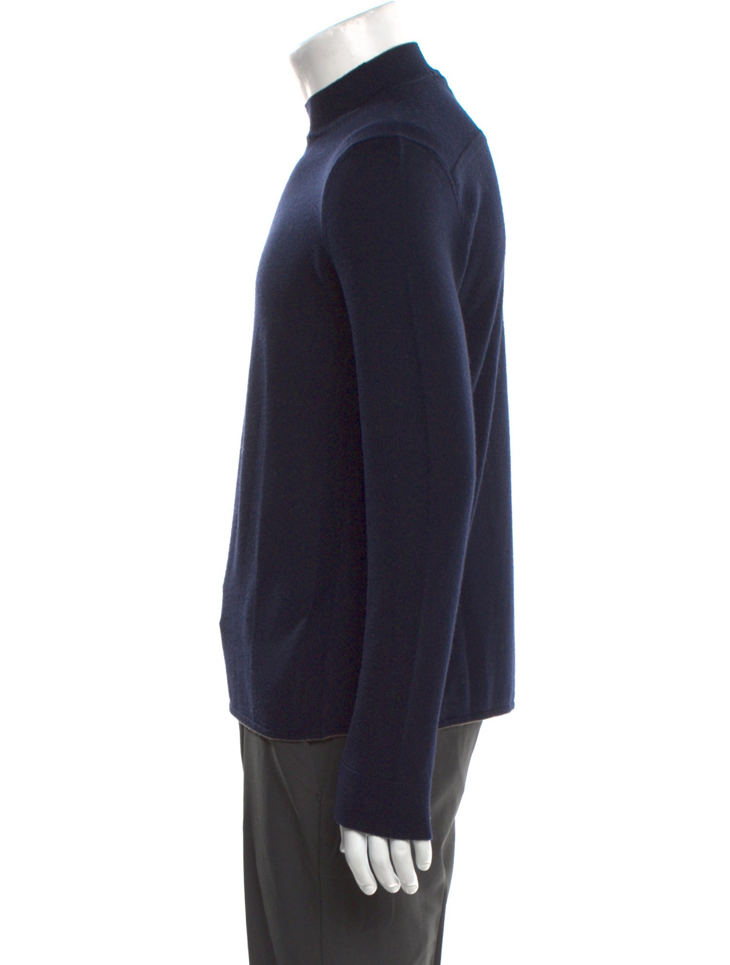 Techin Wool Mock Neck Pullover