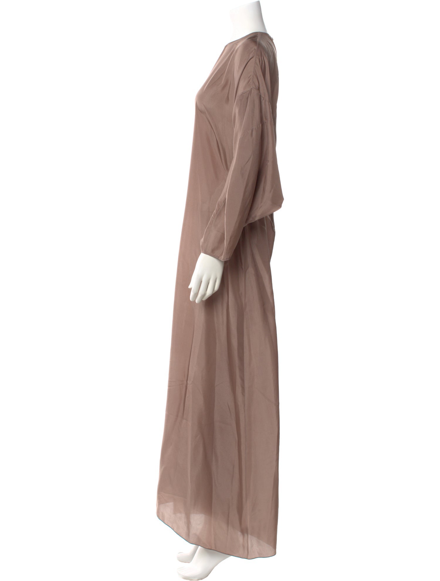 Temily Crew Neck Long Dress