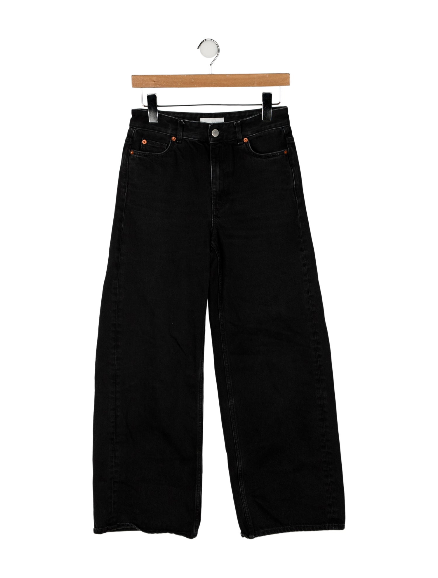 Teurn Studios Mid-Rise Wide Leg Jeans