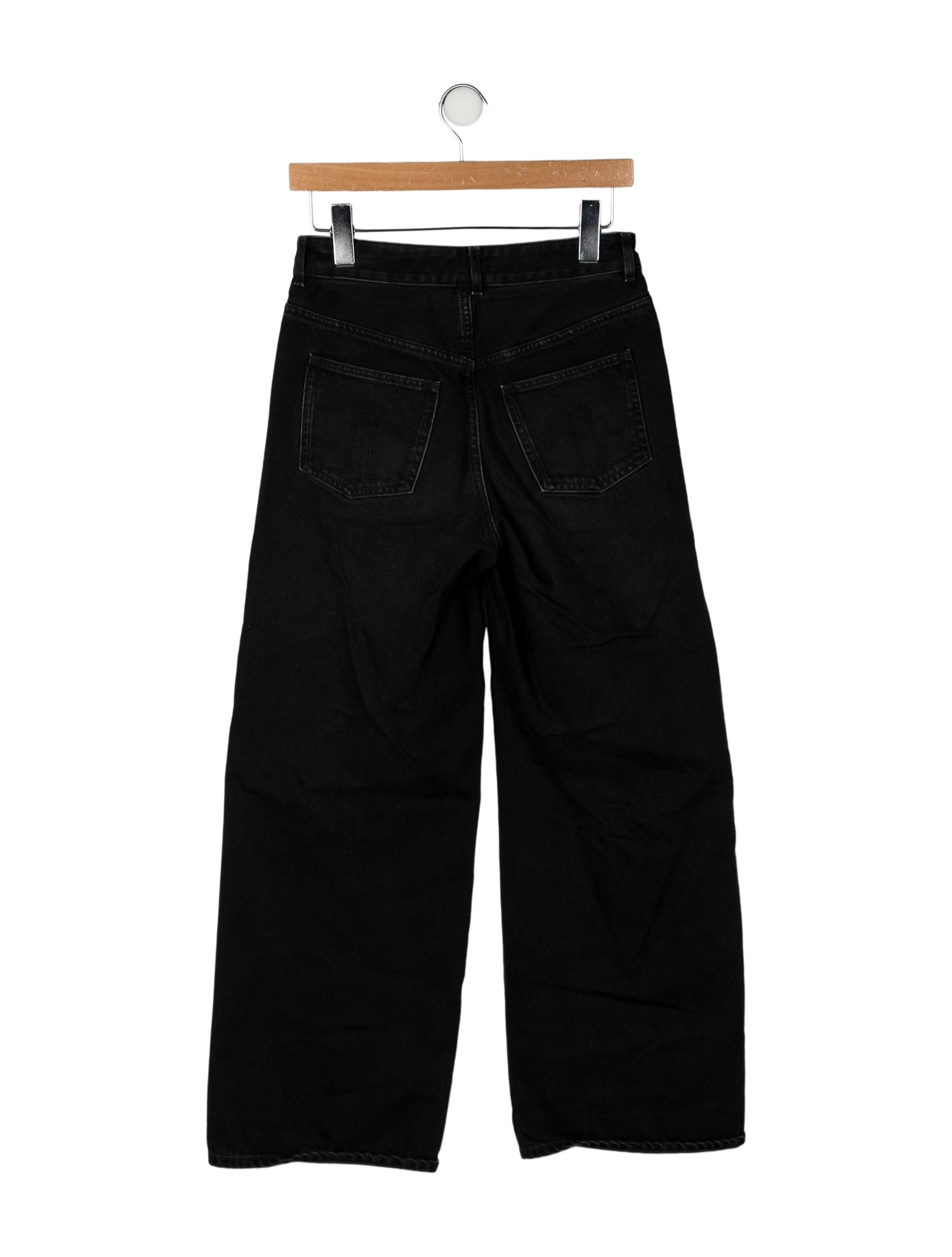 Teurn Studios Mid-Rise Wide Leg Jeans