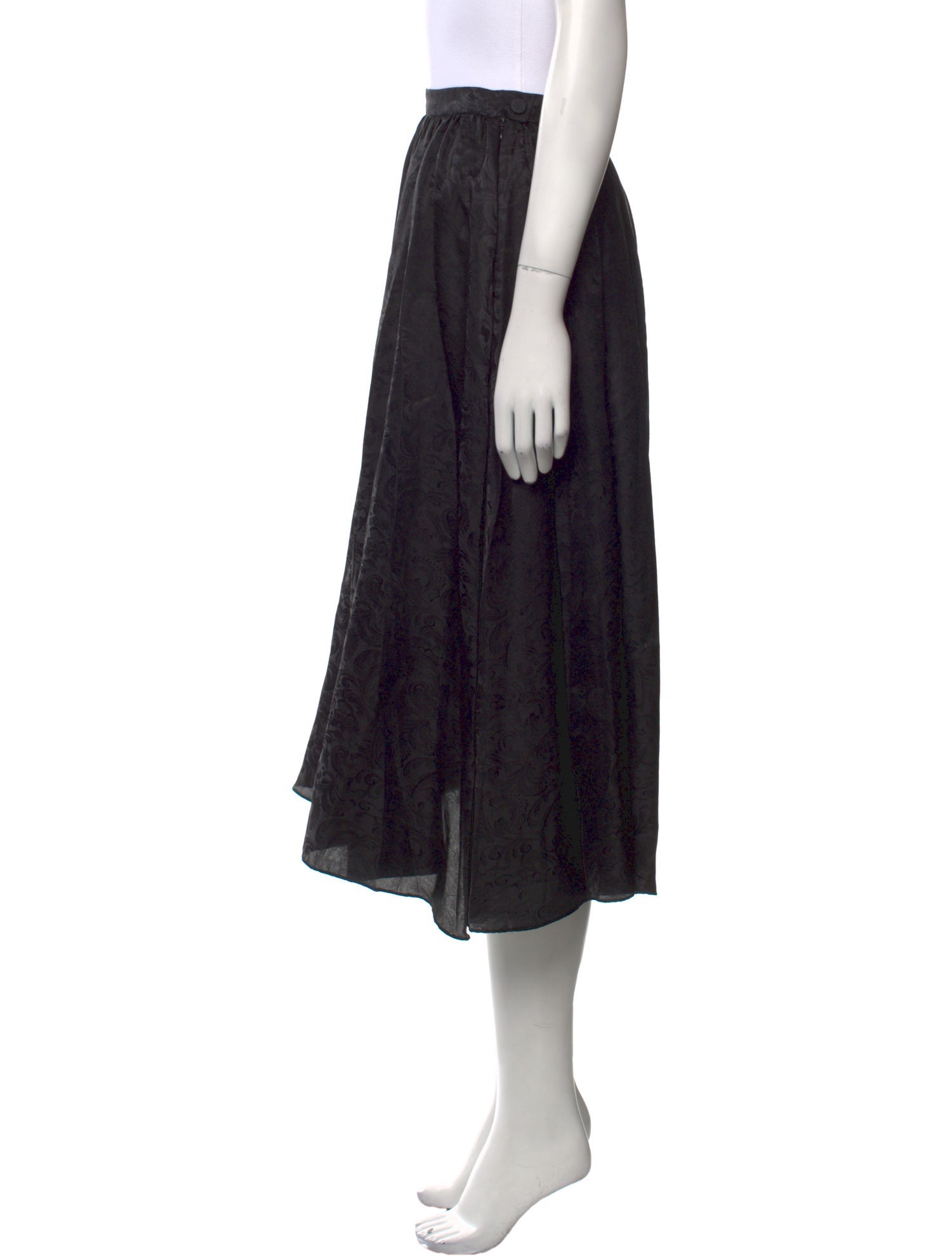 Tracy Feith Silk Midi Length Skirt