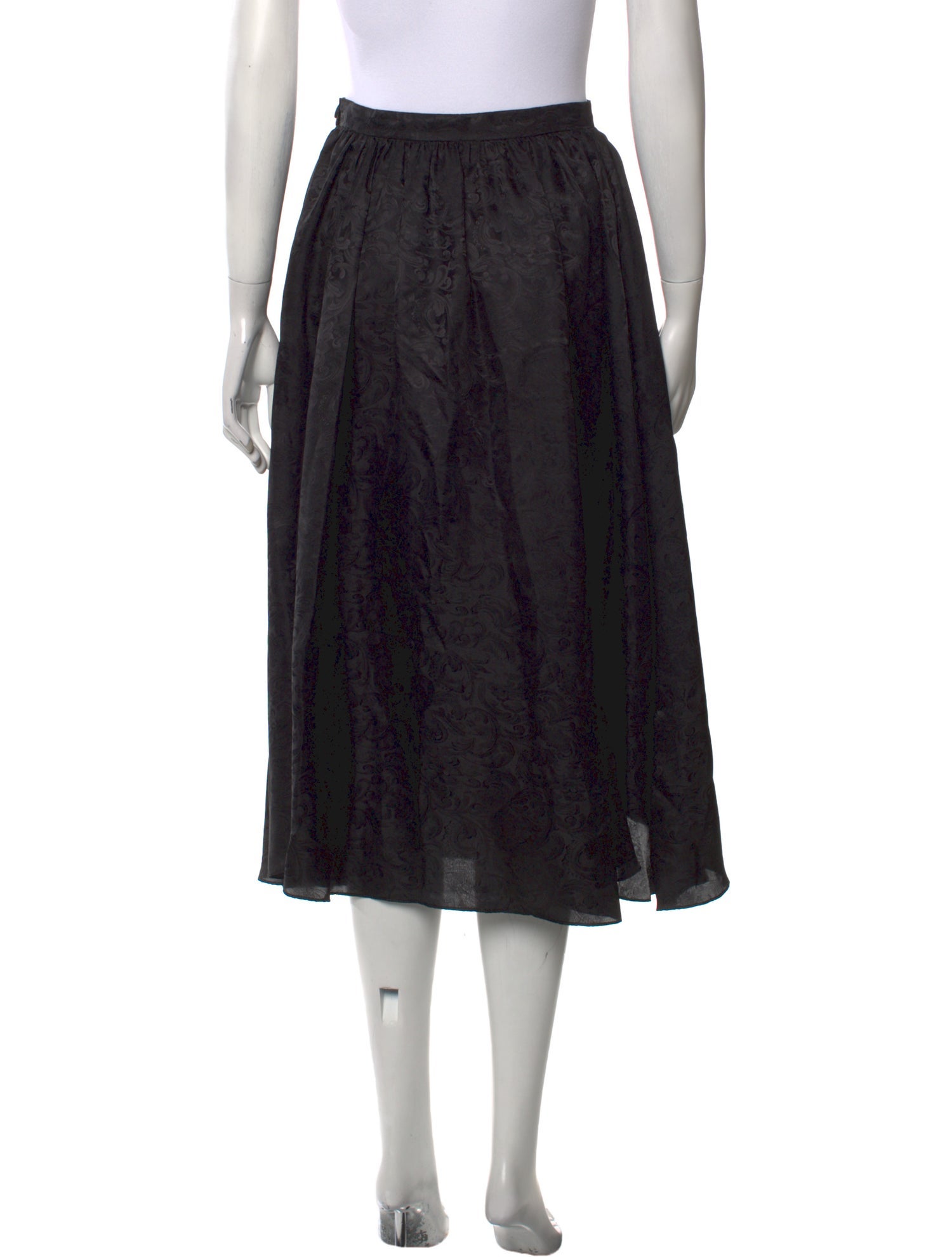 Tracy Feith Silk Midi Length Skirt