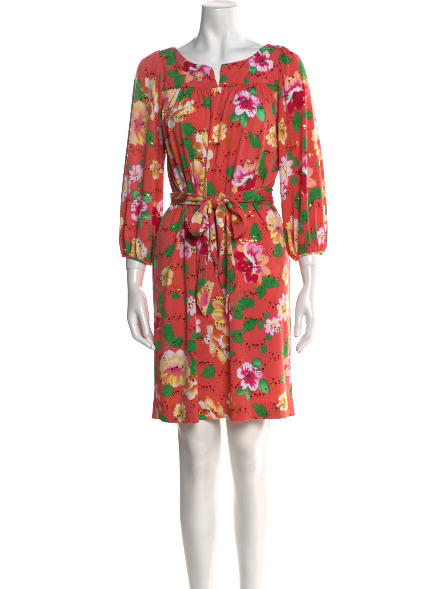 Tracy Feith Floral Print Mini Dress
