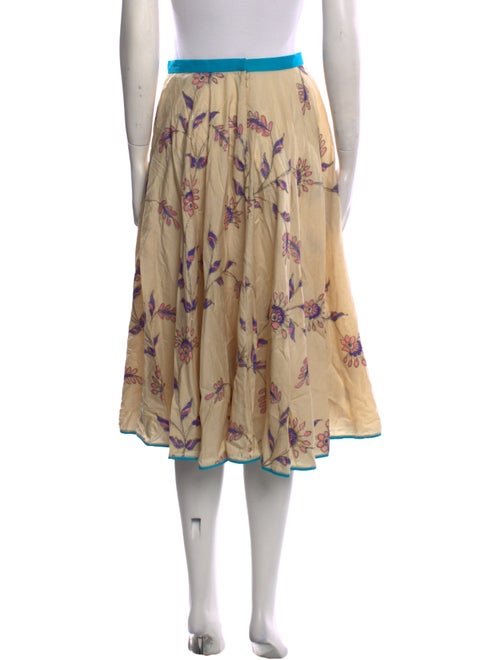 Tracy Feith Silk Midi Length Skirt