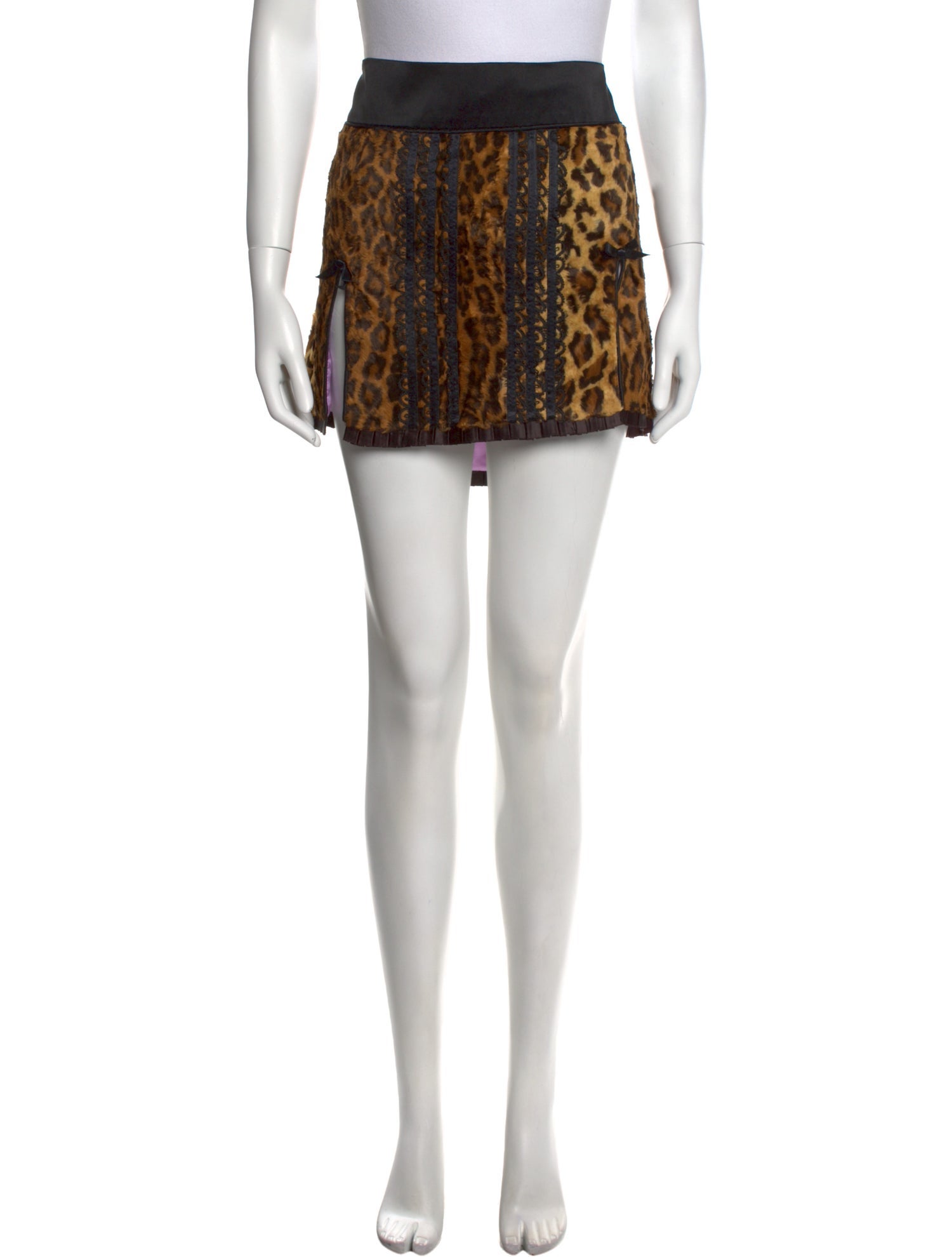 Tracy Feith Animal Print Mini Skirt w/ Tags