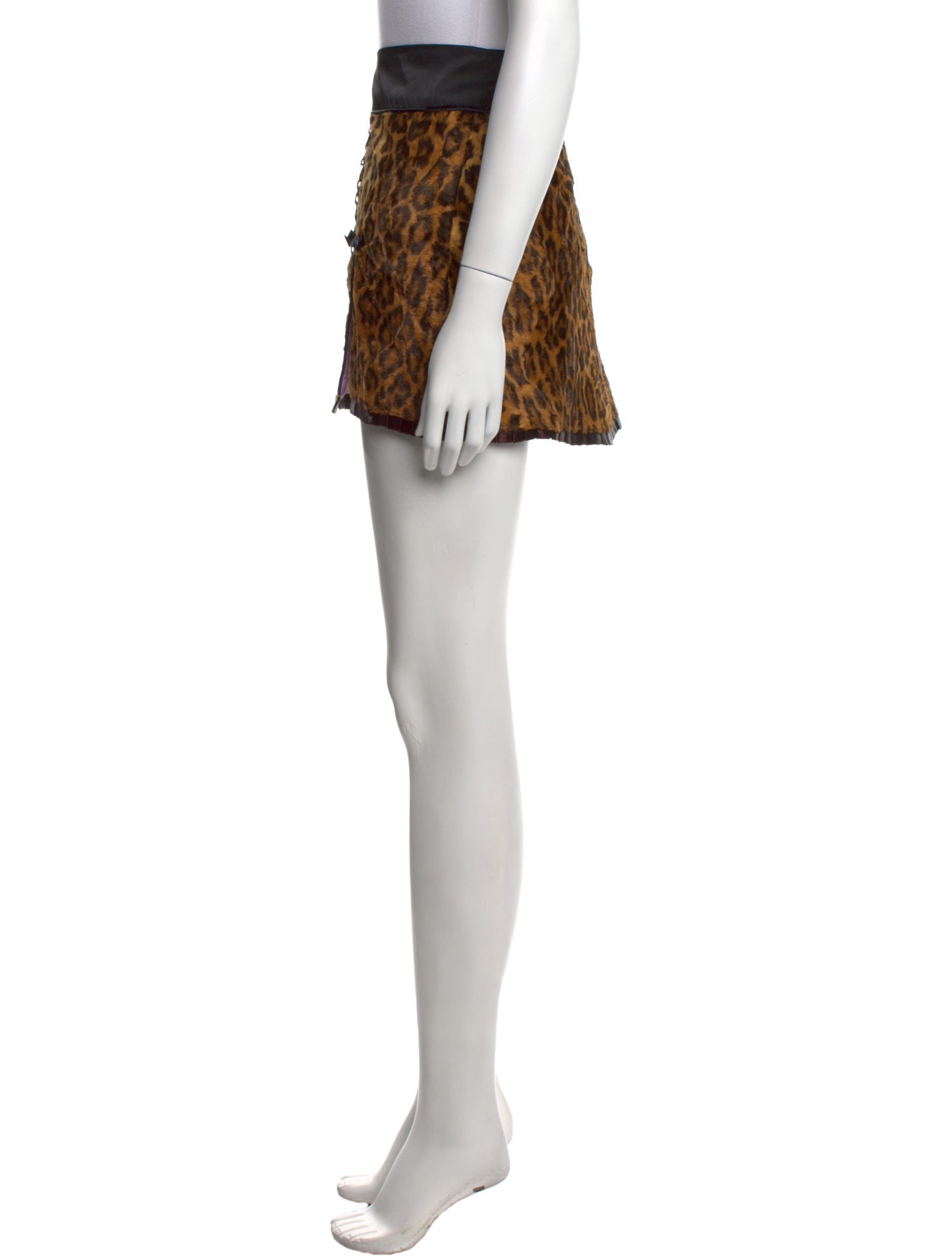 Tracy Feith Animal Print Mini Skirt w/ Tags