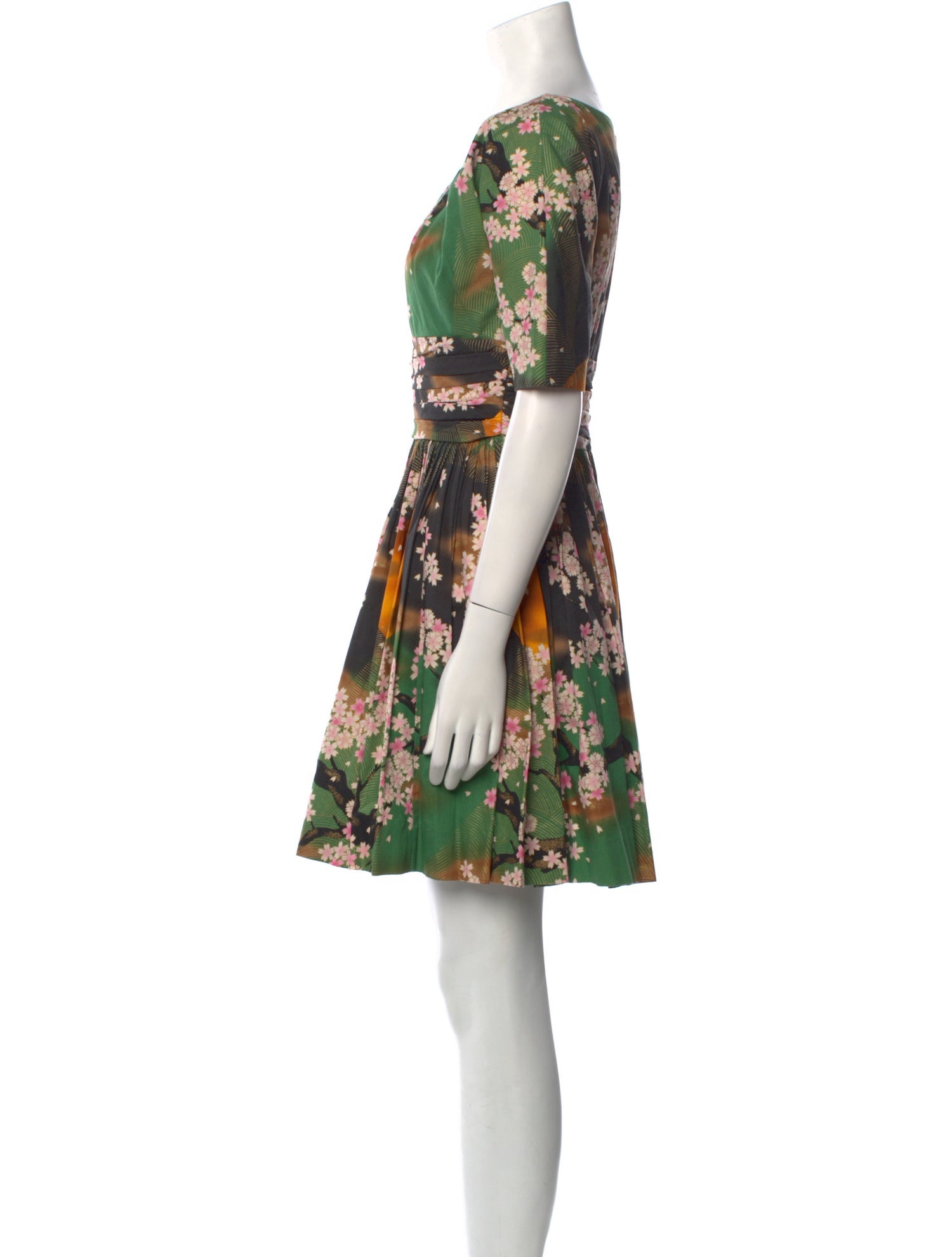 Tracy Feith Floral Print Mini Dress