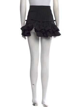 Tanner Fletcher Wool Mini Skirt