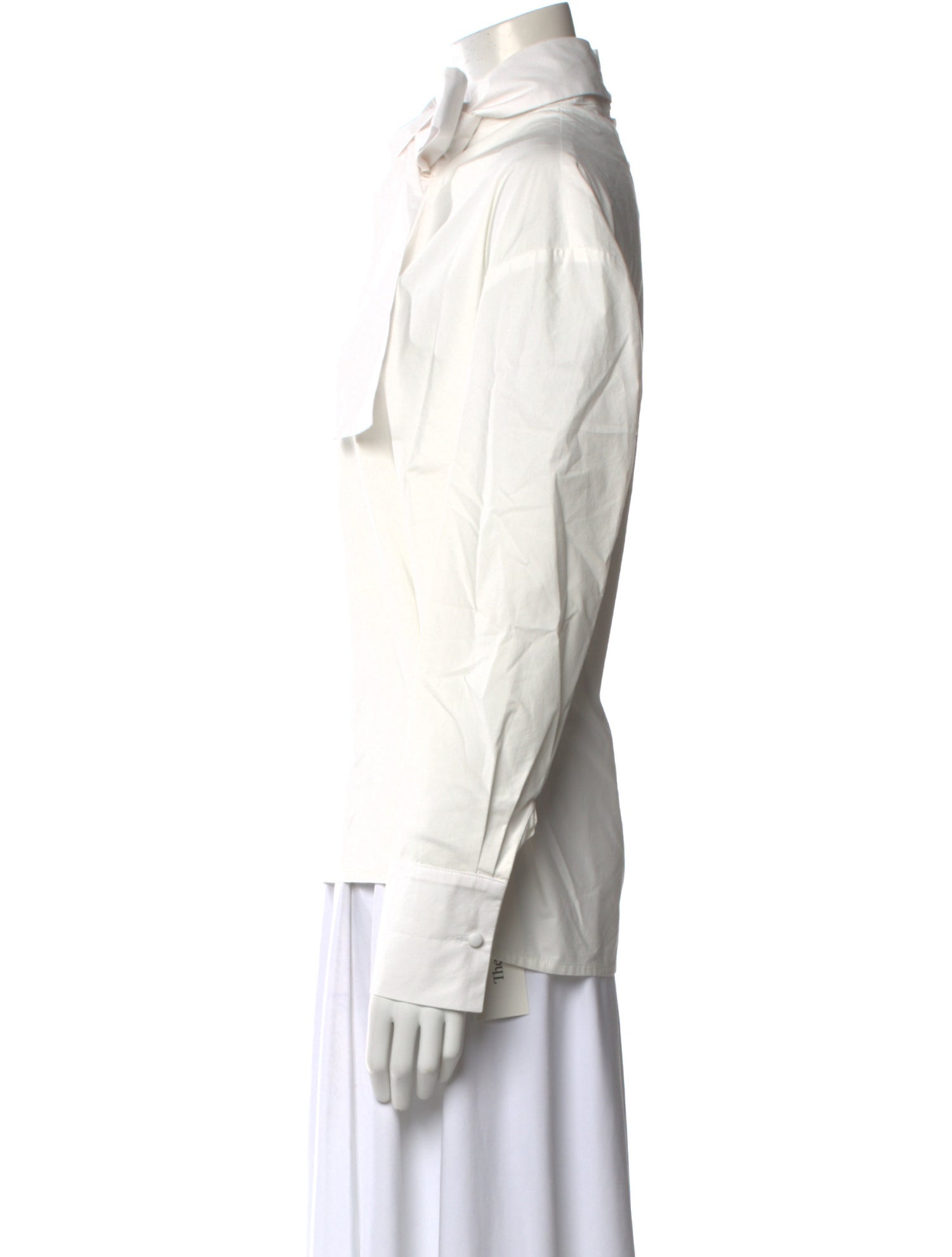 Tanner Fletcher Tie Neck Long Sleeve Blouse