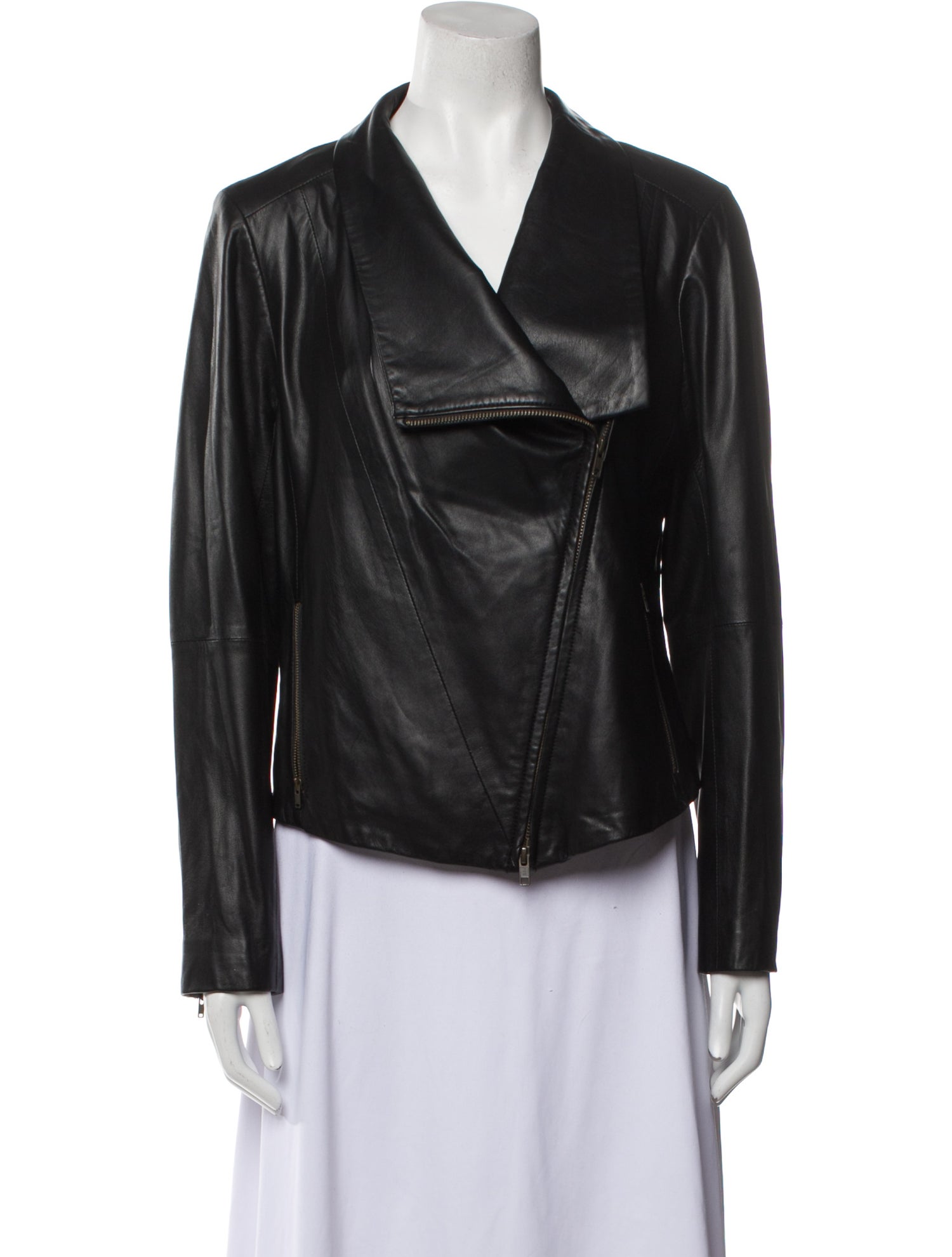 The Fisher Project Lamb Leather Biker Jacket