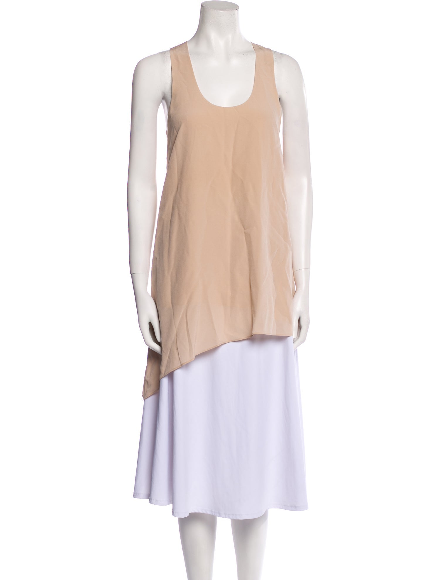 The Fisher Project Scoop Neck Sleeveless Tunic
