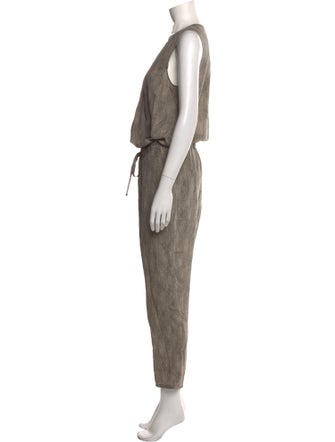 The Fisher Project Silk Printed Jumpsuit
