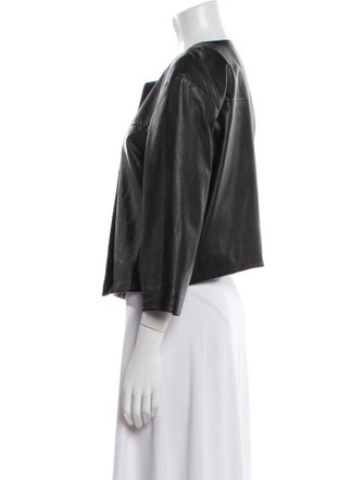 The Fisher Project Faux Leather Evening Jacket
