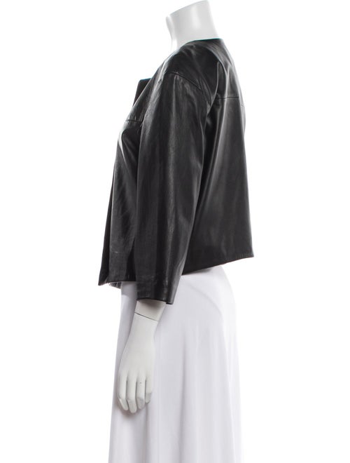 The Fisher Project Faux Leather Evening Jacket