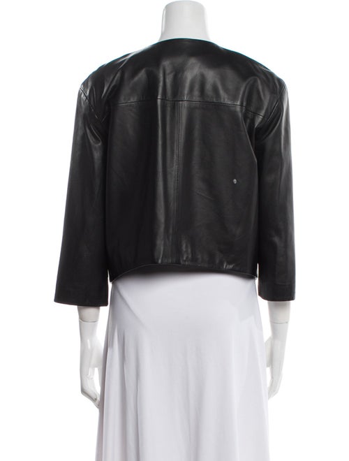 The Fisher Project Faux Leather Evening Jacket
