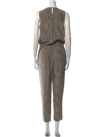 The Fisher Project Silk Polka Dot Print Jumpsuit