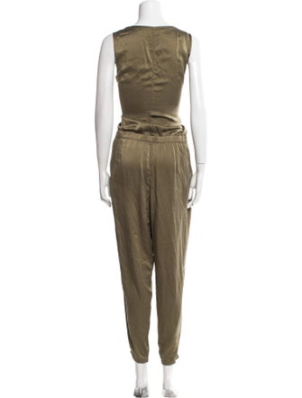 The Fisher Project Silk Scoop Neck Jumpsuit
