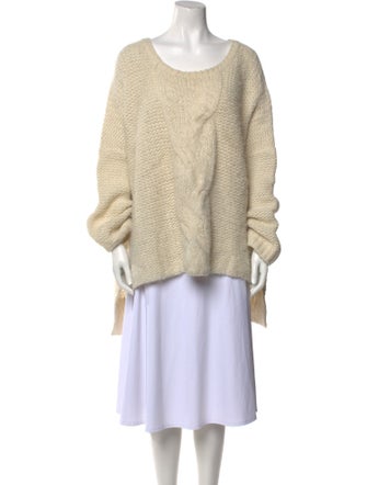 The Fisher Project Alpaca Scoop Neck Sweater