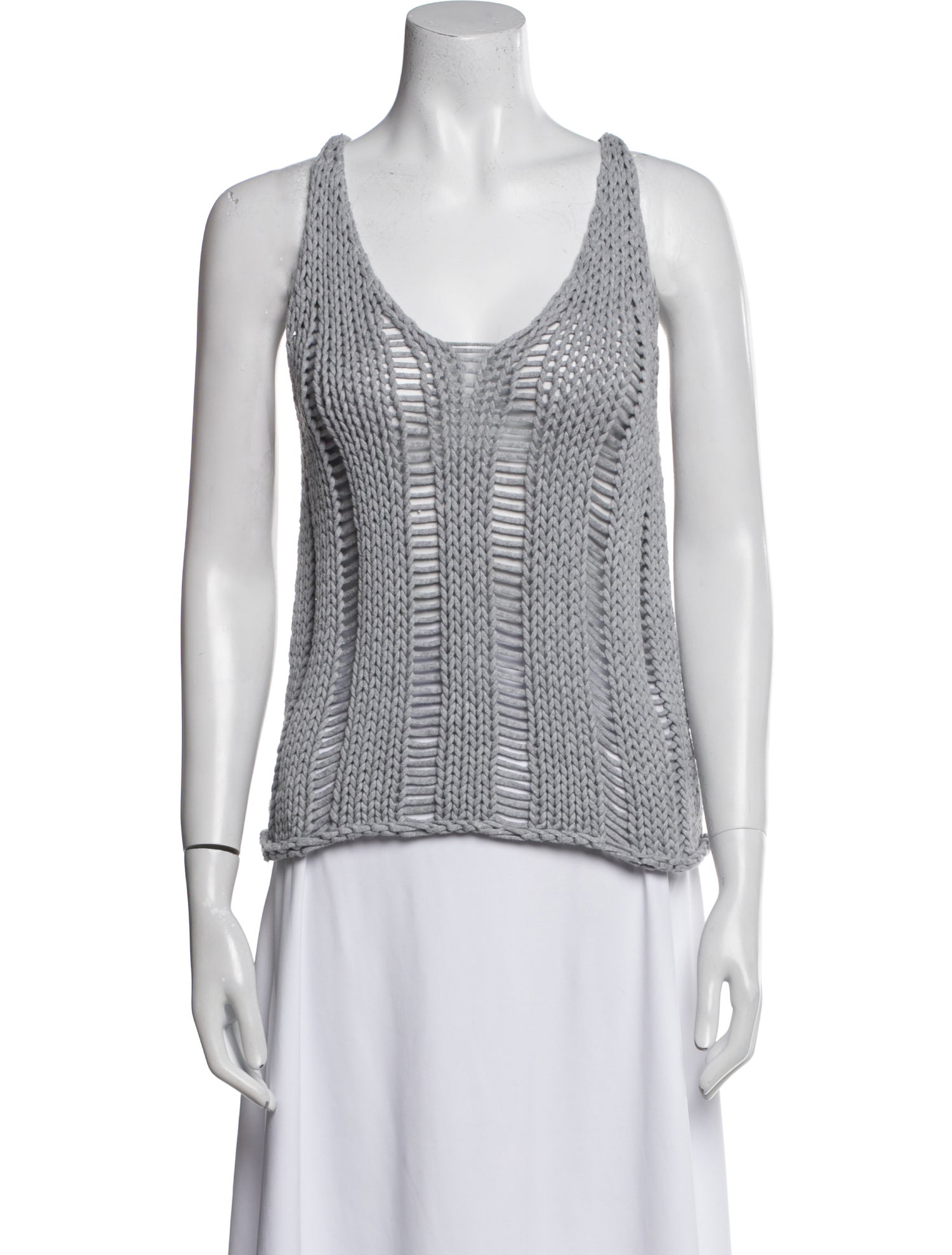 The Fisher Project Scoop Neck Sleeveless Top