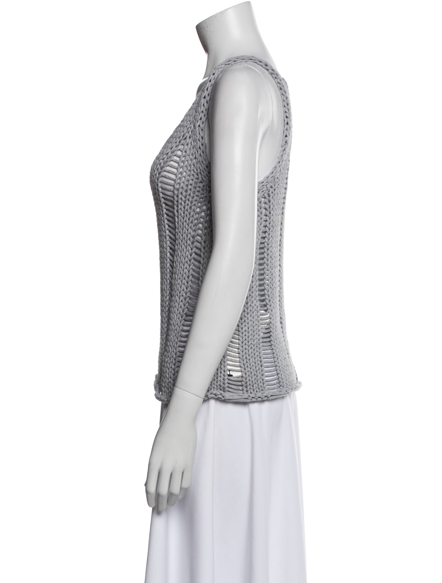 The Fisher Project Scoop Neck Sleeveless Top