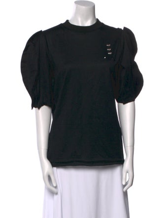 Toga Archives Mock Neck Short Sleeve T-Shirt