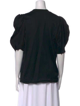 Toga Archives Mock Neck Short Sleeve T-Shirt