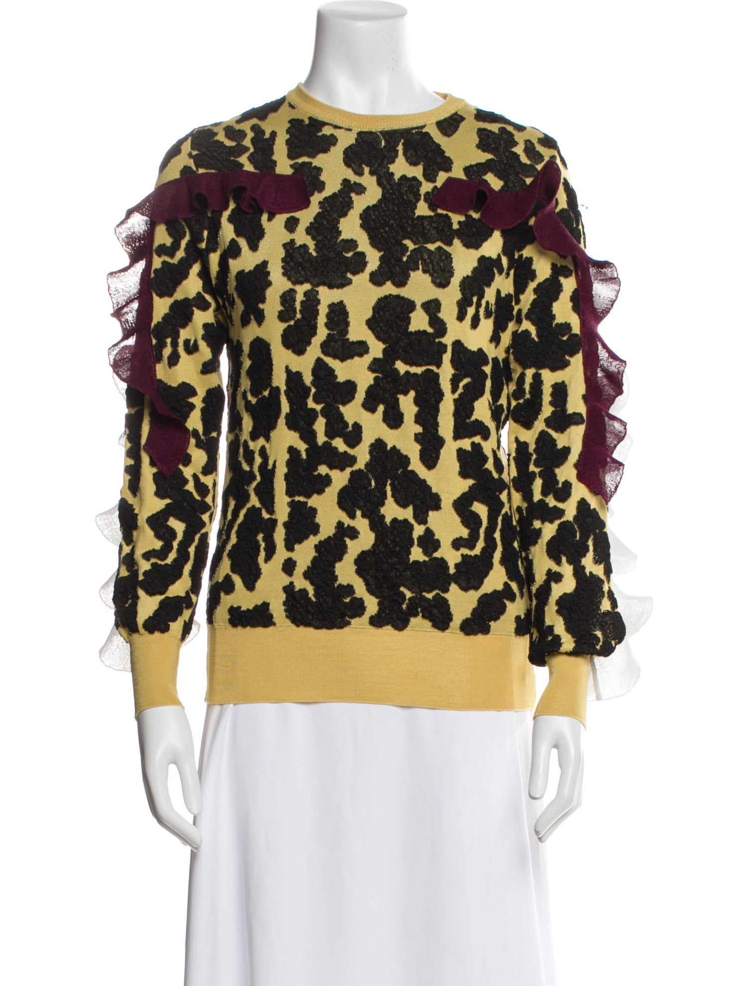 Toga Archives Printed Crew Neck Sweater