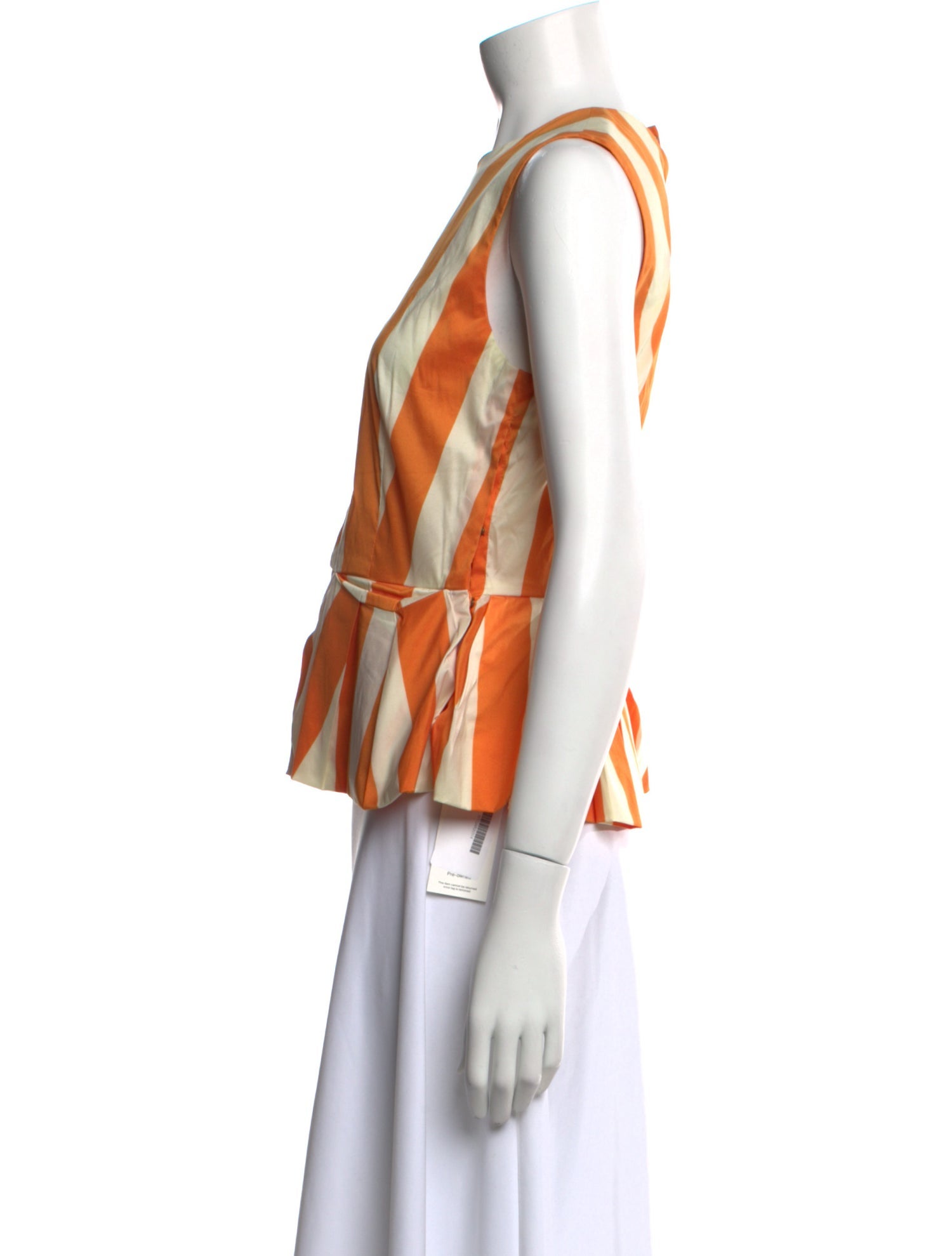 Toga Archives Nylon Striped Top w/ Tags