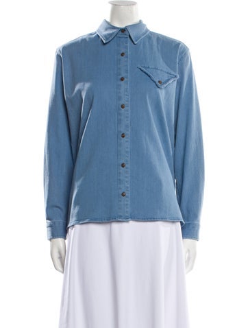 The Garment Tops Long Sleeve Button-Up Top L